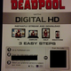 Illustration for article titled Deadpool Blu-ray DVD Now Available! (US Canada) (Unboxing)